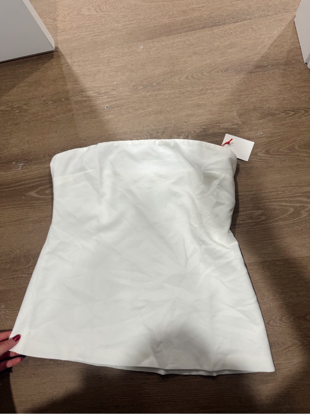 OPEN EDIT nwt strapless top L